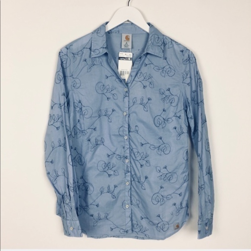Carhartt Womens Button Down Shirt Size M(8-10)